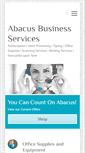 Mobile Screenshot of abacusbusinessservices.co.uk